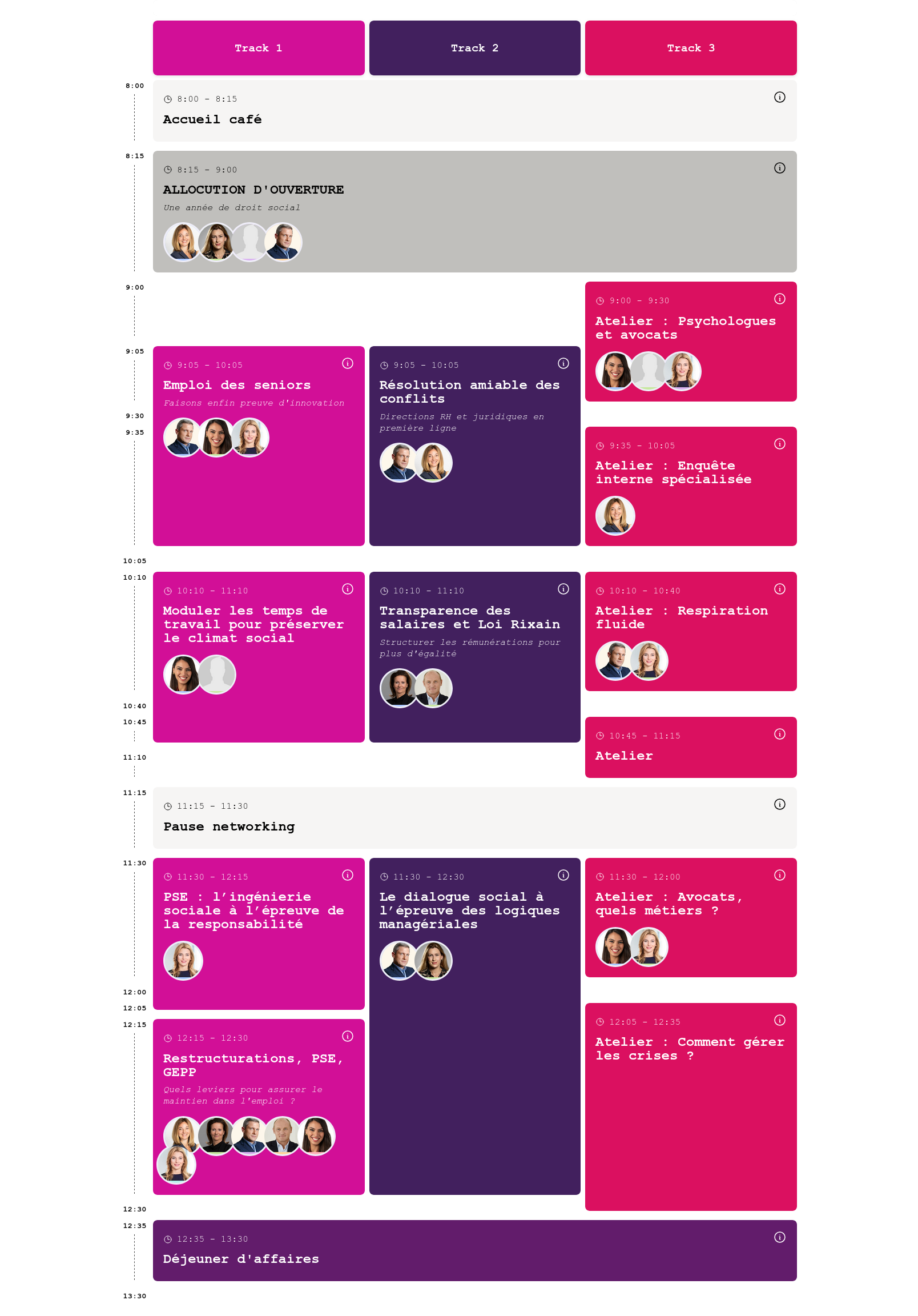 Event program example